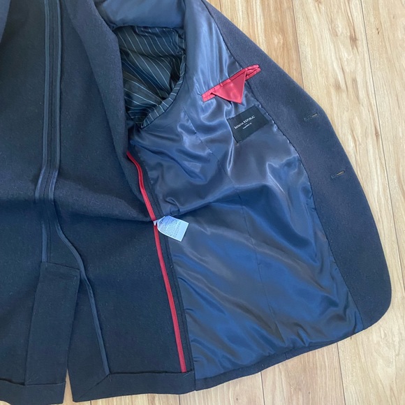 Banana Republic Wool Blazer Charcoal Sz 38s - Picture 5 of 6